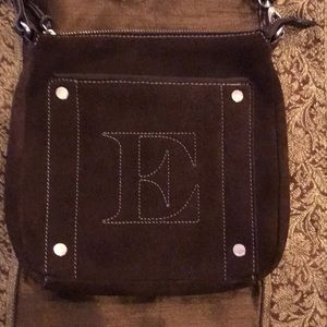 Equipage Paris Suede Crossbody Bag